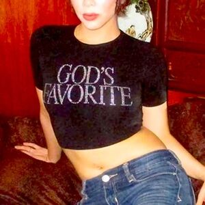 God’s favorite classic crop top